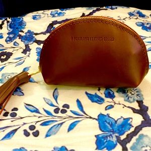Portland Leather Goods taco tassel pouch COGNAC